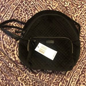 Vera Bradley Mini Black Velvet Backpack